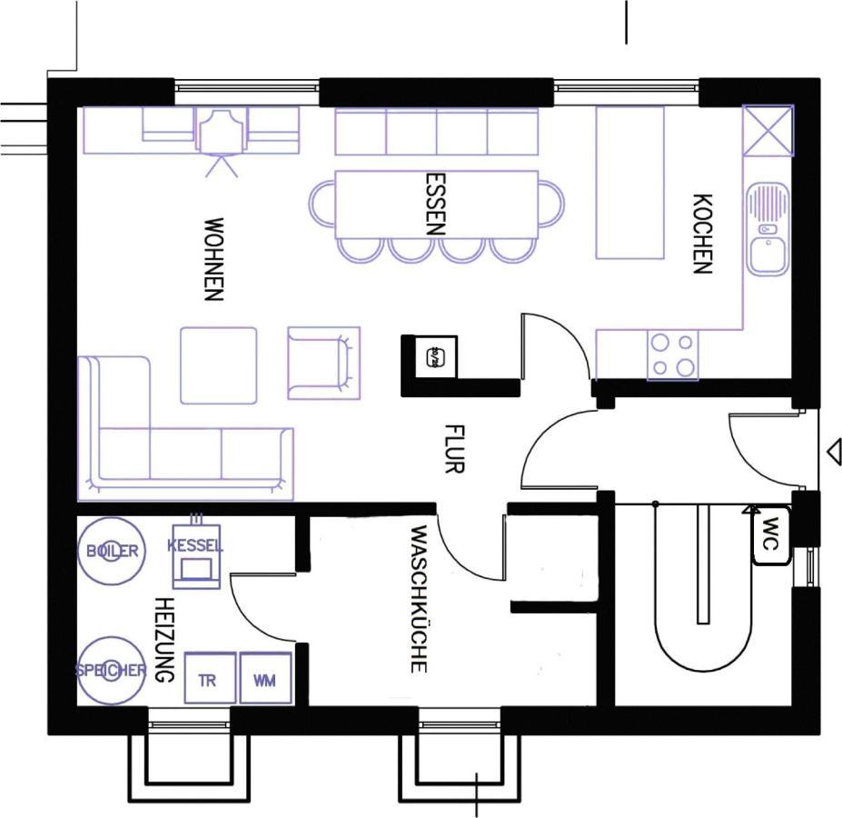 Ferienhaus Hulda Ohningen Zewnętrze zdjęcie